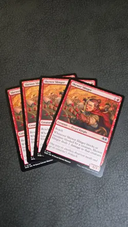 [MTG] [4x] Skewer Slinger - Wilds of Eldraine - NM - #149 - Image 1