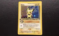 Pokemon Pichu 1st Edition Holo Rare Neo Genesis 12/111 WOTC Vintage 2000 - Image 1
