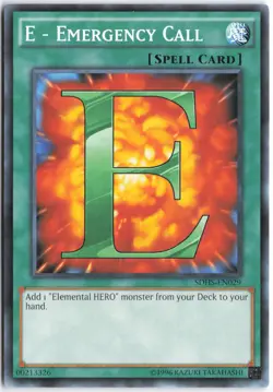 Yugioh - E - Emergency Call SDHS-EN029 Unlimited - Structure Deck: HERO Strike - Image 1
