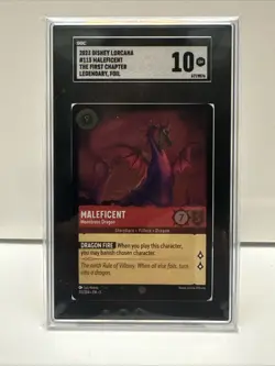 2023 Disney Lorcana The First Chapter Maleficent Monstrous Dragon #113 - Image 1