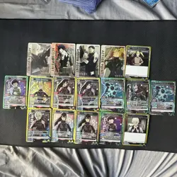 Union Arena 72 Card Lot SR UR Kurama Yusuke Maes Hughes Anime TCG Bundle 72Cards - Image 2