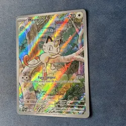 Meowth Illustration Rare 106/094 Phantasmal Flames Pokemon Card Mint - Image 2