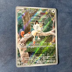 Meowth Illustration Rare 106/094 Phantasmal Flames Pokemon Card Mint - Image 3