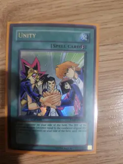 Yu-GI-Oh Unity Ultra Rare Holo Shonen Jump Spell card Limited Edition NM - Image 1