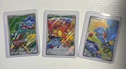 First Partner First Generation Illustrations 30th Anniversary Pokemon Cards - Image 1