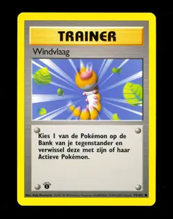 1999 Pokemon GUST OF WIND Base Set 1ST EDITION DUTCH Non Holo Card 93/102 - MINT - Image 1