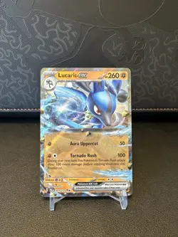 Lucario ex 051/131 Holo SV: Prismatic Evolutions Pokemon Card - Image 1