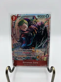 One Piece TCG Roronoa Zoro EB04-007 Foil Kami’s Island English Card - Image 1