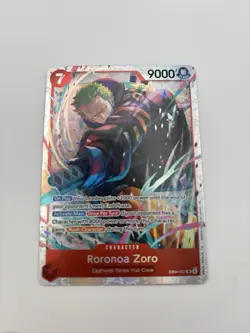 One Piece TCG Roronoa Zoro EB04-007 Foil Kami’s Island English Card - Image 3