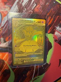 Pokemon TCG Mega Gardevoir EX Holo Gold Card 187/132 Mega Evolution - Image 1