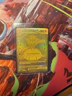 Pokemon TCG Mega Gardevoir EX Holo Gold Card 187/132 Mega Evolution - Image 3