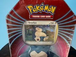 Pokemon Snorlax 2021 Trading Card Game in Metal Tin Case Factory Sealed 820650809859 - Image 2
