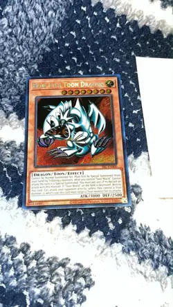 Yu-Gi-Oh Blue-Eyes Toon Dragon SRL-EN000 Secret Rare Card VLP - Image 1