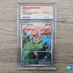 Victini 208 Black Star Promo ACE Graded 7 Near Mint Pokemon Trading Card - Image 1