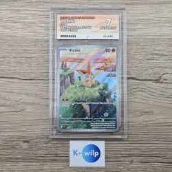 Victini 208 Black Star Promo ACE Graded 7 Near Mint Pokemon Trading Card - Image 2