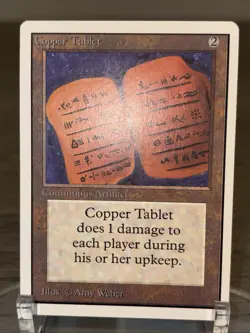 MTG - Magic The Gathering - Copper Tablet - Unlimited NM (D) - Image 2