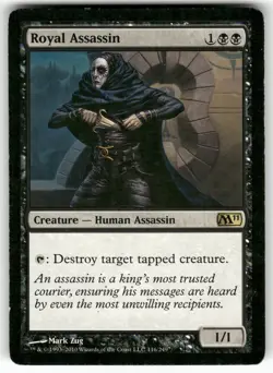 Royal Assassin 116 Rare Magic 2011 (M11) Lightly Played - Image 1
