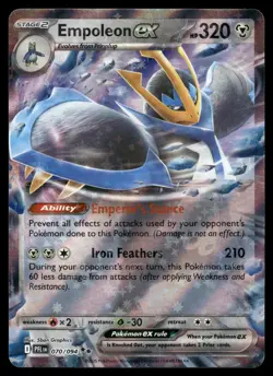 Empoleon ex 070/094 Double Rare Phantasmal Flames Pokemon Near Mint - Image 1