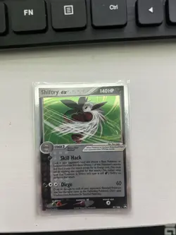 Pokemon TCG Shiftry ex 97/108 EX Power Keepers Ultra Rare Holo 140 HP 60 Attack - Image 1