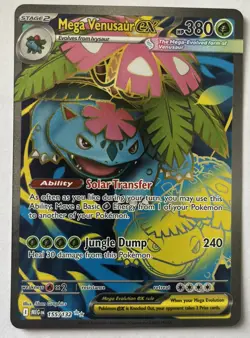 Pokemon TCG Mega Venusaur EX 155/132 Ultra Rare Mega Evolution - Image 1