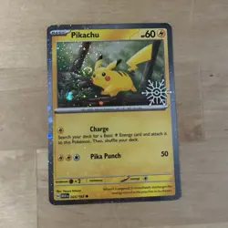 The Pokemon Company Pikachu Common Pokemon Holo Stamped Miscellaneous 025/165 EN - Image 1