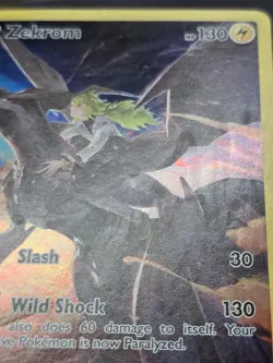 Pokemon TCG Zekrom Trainer Gallery Holo Rare TG05/TG30 Brilliant Stars LP Card - Image 2