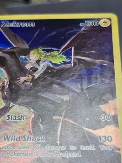 Pokemon TCG Zekrom Trainer Gallery Holo Rare TG05/TG30 Brilliant Stars LP Card - Image 3