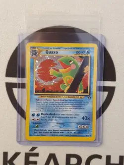 Pokemon Karte Quaxo 8/75 Holo Neo Entdeckung Set Deutsch Pokemon Original TCG - Image 1