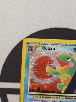 Pokemon Karte Quaxo 8/75 Holo Neo Entdeckung Set Deutsch Pokemon Original TCG - Image 5