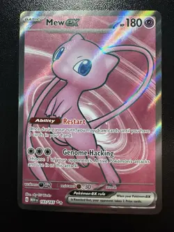 Pokemon TCG Mew EX 193/165 Scarlet & Violet 151 Ultra Rare English Edition - Image 1