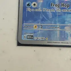 Pokemon TCG Poliwhirl 176/165 Scarlet & Violet 151 Illustration Rare Holo - Image 3