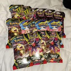 Pokemon TCG Perfect Order Booster Packs Lot Of 15 - Image 1
