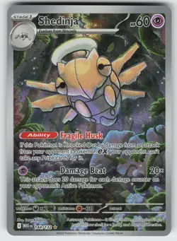 Shedinja Illustration Rare ME01: Mega Evolution 144/132 Pokemon - Image 1