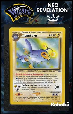 Carte Pokemon Lanturn 32/64 Edition 2 Ed 2 Neo Revelation Wizards FR 1 - Image 1