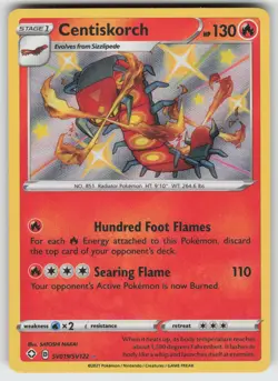 Centiskorch Shiny Holo Rare Shining Fates: Shiny Vault SV019/SV122 Pokemon - Image 1
