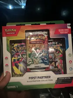 Pokemon TCG First Partner Illustration Collection Series 1 Promo Box English - Image 1
