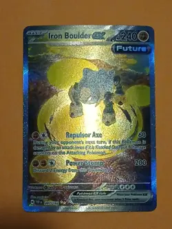 Pokemon Temporal Forces Iron Boulder ex 207/162 Special Illustration Rare - Image 2