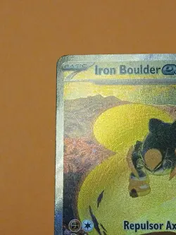 Pokemon Temporal Forces Iron Boulder ex 207/162 Special Illustration Rare - Image 5