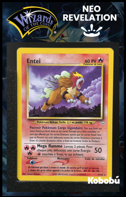 Carte Pokemon Entei 17/64 Edition 2 Ed 2 Neo Revelation Wizards FR 1 - Image 1