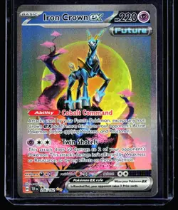 2024 Scarlet & Violet Series - Temporal Forces Iron Crown ex #206 Special - Image 1