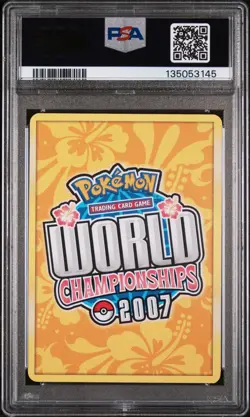 Vaporeon Ex Pokemon World Championships 2007 Promo 110/113 PSA 9 - Image 2