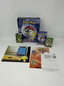 Vintage Pokemon EMPTY 1999 Starter Gift Box, Deck boxes, Unused Playmat - Image 1