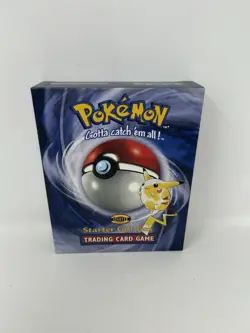 Vintage Pokemon EMPTY 1999 Starter Gift Box, Deck boxes, Unused Playmat - Image 2