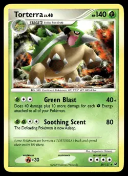 EX-NM Platinum Torterra Rare 39/127 Pokemon TCG - Image 1