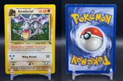 Aerodactyl 1/62 Holo Rare Fossil Pokemon Unlimited English WOTC MP - Image 3