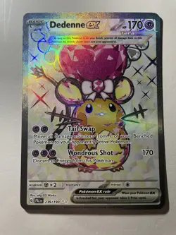 Pokemon TCG Dedenne ex 239/193 Sv02: Paldea Evolved Secret Rare Holo - #5 - Image 1