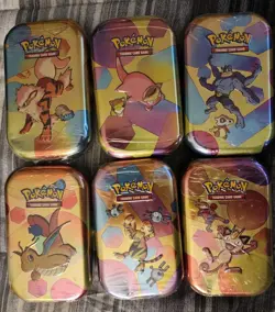 (Lot of 6)✨Pokemon TCG Scarlet & Violet 151 Mini-Tin w/ 2 Packs BRAND NEW SEALED - Image 1