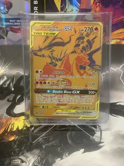 Reshiram & Charizard GX Tag Team SM247 Black Star Promo Pokemon 2021 - Image 3