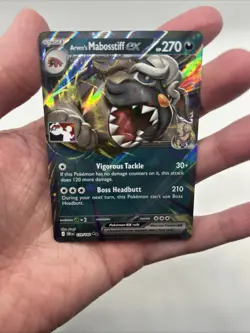 139/182 Arven's Mabosstiff ex Pokemon TCG Prize Pack Series 8 Stamped DRI - Image 3