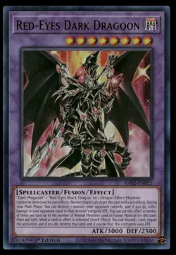 Red-Eyes Dark Dragoon (UR) RA02-EN021 Ultra Rare Yu-Gi-Oh Near Mint - Image 1